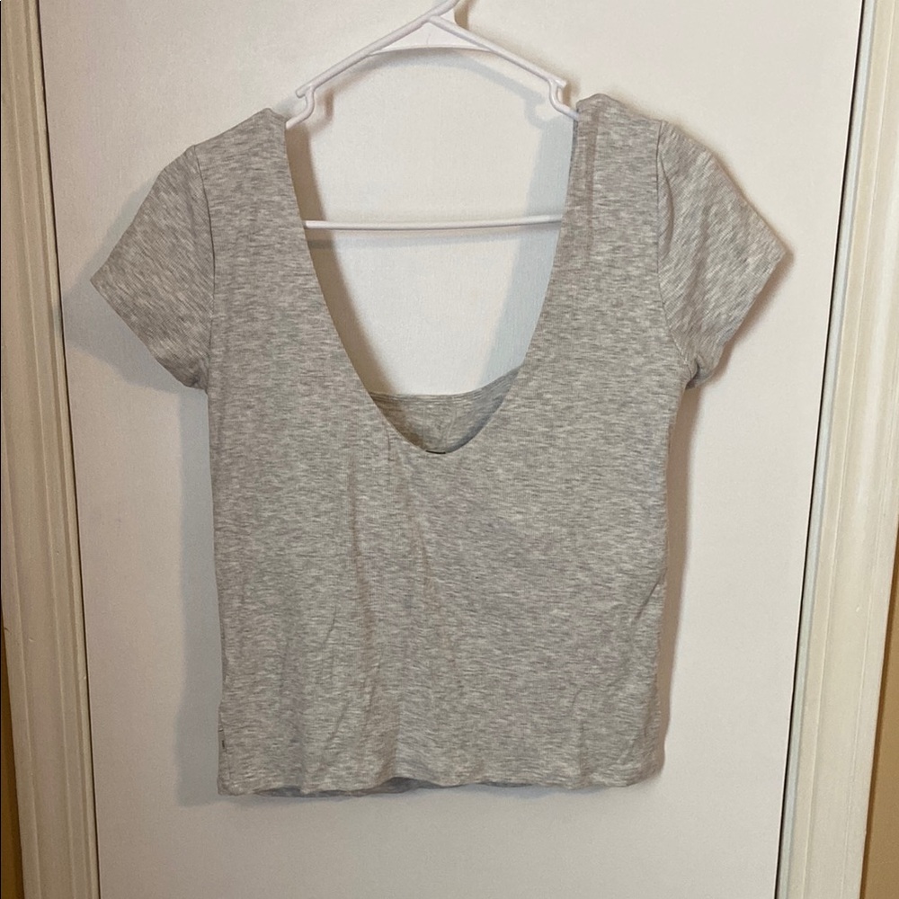 EUC Vuori Gray Women's Top - Picture 3 of 4
